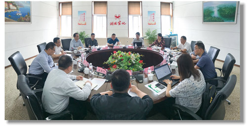 甕福集團(tuán)羅永留、開磷集團(tuán)杜紹倫一行到訪宜化集團(tuán)(圖1)