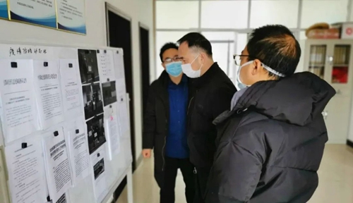 周金平先后到楚星公司、松滋肥業(yè)、實訓(xùn)基地和股份公司檢查疫情防控工作(圖3)