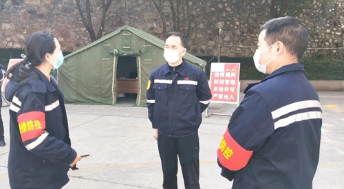 周金平先后到楚星公司、松滋肥業(yè)、實訓(xùn)基地和股份公司檢查疫情防控工作(圖4)