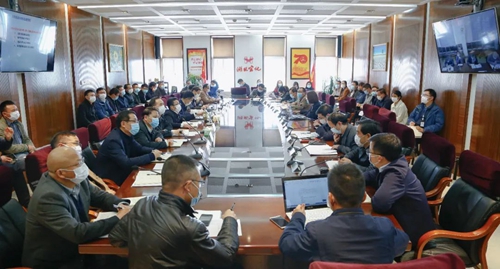 集團(tuán)召開一季度效益分析暨4月份資金計劃會(圖1)