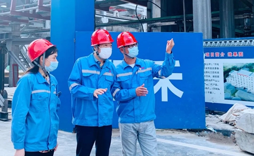 吳正新到TMP、TPO項(xiàng)目及松滋肥業(yè)新項(xiàng)目現(xiàn)場檢查指導(dǎo)工作(圖2)