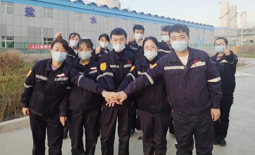 新疆宜化氯堿分廠氯乙烯三班、合成二班榮獲準(zhǔn)東開發(fā)區(qū)安全標(biāo)準(zhǔn)化示范班組稱號(hào)(圖2)