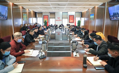 集團(tuán)黨委（公司）辦公室系統(tǒng)召開(kāi)年度總結(jié)會(huì)議，王大真出席并講話(圖1)