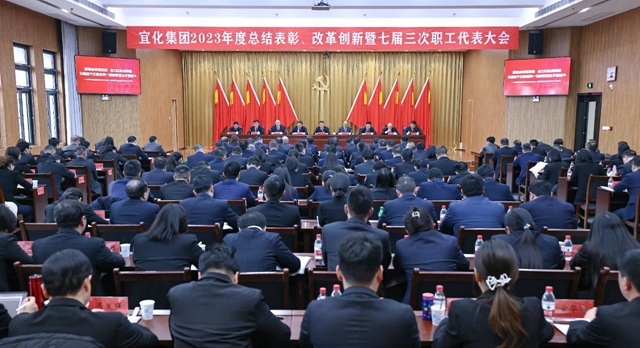 王大真總結講話 宜化集團2023年度總結表彰、改革創(chuàng)新暨七屆三次職工代表大會勝利閉幕(圖1)